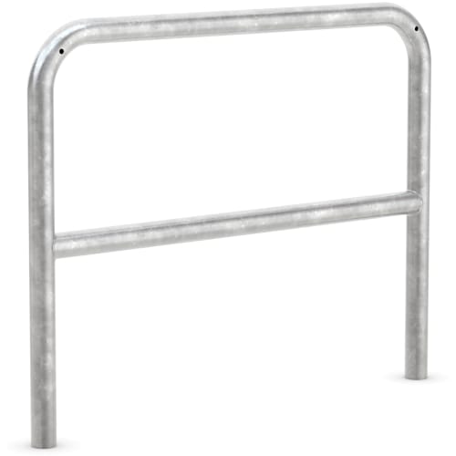 Anlehnbügel Fahrrad 9200 SILVERLINE aus verzinktem Stahl, stabiler Fahrradständer zum Anlehnen