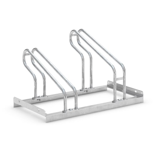 Metallischer Fahrradständer CITY LOCK 2000 mit Platz für zwei Fahrräder