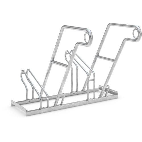Fahrradanlehnbügel HIGHMAX 2600 XBF aus verzinktem Stahl zur sicheren Fahrradabstellung