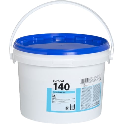 Eimer mit 2-Komponentenkleber Eurocol 140 für Fahrbahnschwelle TOPSTOP aus Recyclingmaterial und Berliner Kissen EU GAMMA