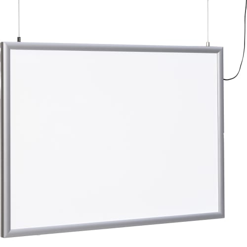 LED Leuchtrahmen Economy doppelseitig mit Aluminiumrahmen und LED-Beleuchtung