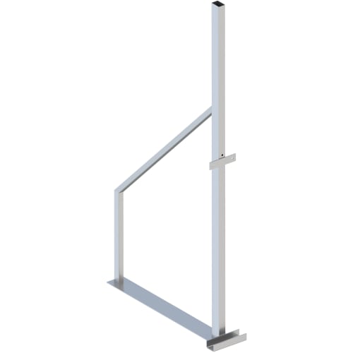 Ständer für Holzbauzaun aus Massivholz, Metallrahmen für Zaunbefestigung