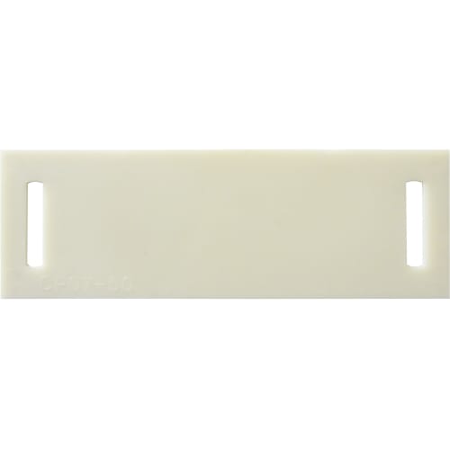 flexibler Kantenschutzwinkel aus Kunststoff mit zwei Schlitzöffnungen