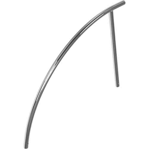Fahrradanlehnbügel aus Edelstahl gebogen mit zwei Befestigungspunkten