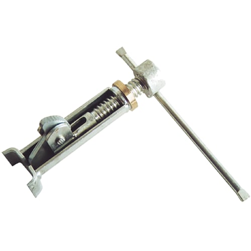 Spindelspanner für Keilklemmschlösser aus Metall mit Schraubmechanismus