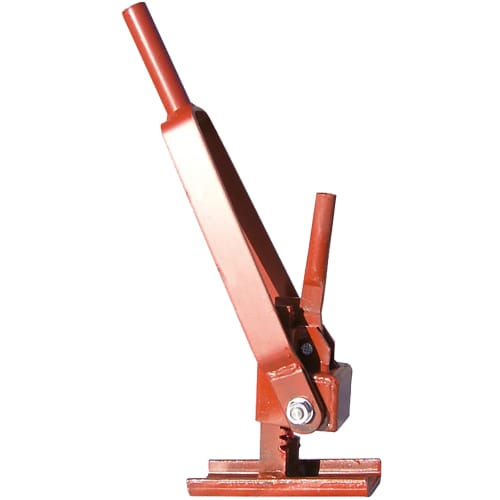 Roter Zahnstangenspannhebel für Exzenterklemmen aus Metall