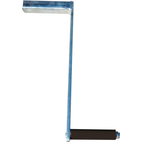 Kurbel für Kurbelgerüstböcke aus Metall mit schwarzem Griff