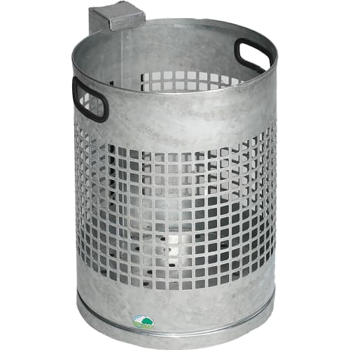 Metall Abfallsammler WR 3 mit Gitterstruktur und Griffen