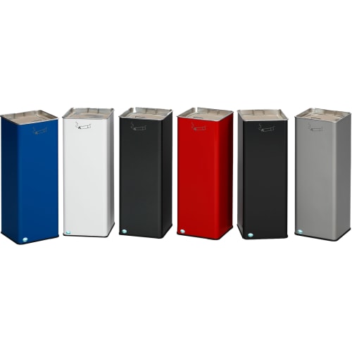 Ascher B 25 R Steh-Aschenbecher in verschiedenen Farben blau weiß schwarz rot grau