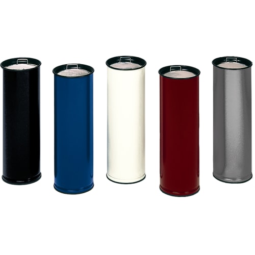 Klassischer Ascher H 66 in verschiedenen Farben schwarz, blau, weiß, rot und grau