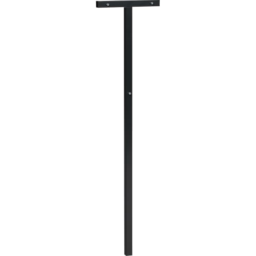 Schwarzes Standrohr Wandascher WH 63 aus Metall