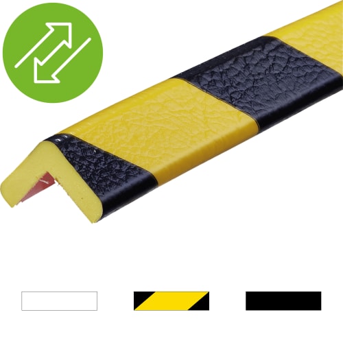 Eckschutzprofil Knuffi Removable Typ E selbstklebend gelb schwarz