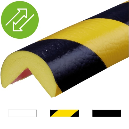 Eckschutzprofil Knuffi Removable Typ A selbstklebend gelb schwarz
