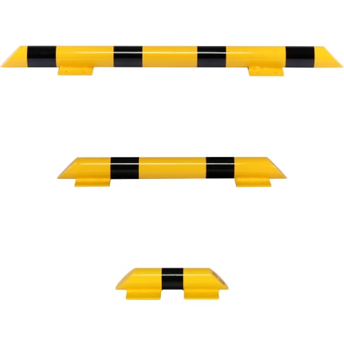 Rammschutzbalken B&S BASIC PRO in gelb mit schwarzen Streifen in verschiedenen Größen