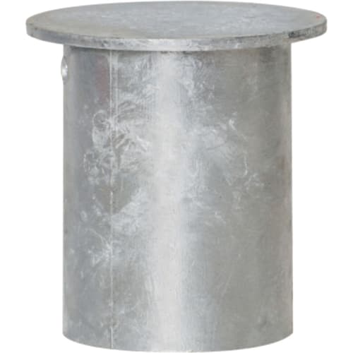 Abdeckkappe aus Metall für Bodenhülse des Absperrpfosten ECO