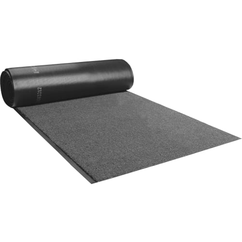 Schmutzfangmatte EAZYCARE AQUA Rollenware für Innenbereiche in Grau, teilweise aufgerollt