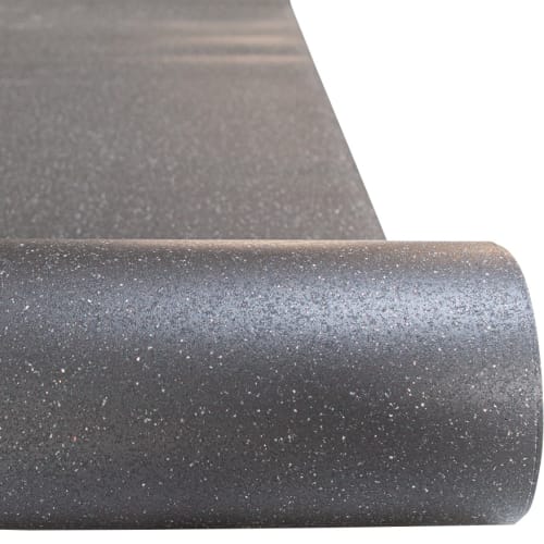 Hochbelastbare Arbeitsplatzmatte YOGA FLAT GRIP in dunkelgrau mit rutschhemmender Oberfläche