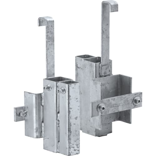 Leitplankenhalter Typ 1 aus verzinktem Stahl zur Befestigung von Leitplanken