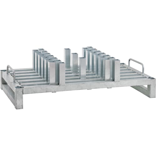 Metall Schilderständer HAND IGEL mit Halterungen für bis zu 29 Schilder