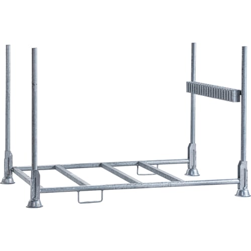 Lager- und Transportgestell aus Metall für Absperrgitter PAXO, klappbar