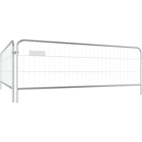 Mobilzaun EVENT WACHTWERK X® aus verzinktem Metall für temporäre Absperrungen bei Veranstaltungen