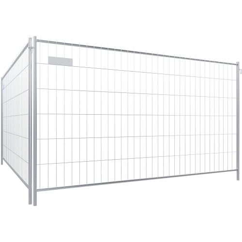 Mobil-Bauzaun CLOUD MW 300/100 mm besonders leicht WACHTWERK X® Bauzaun aus Metall mit Gitterstruktur