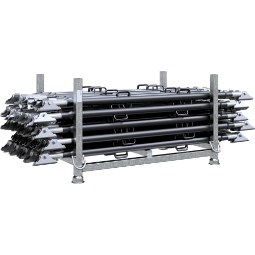 50er Richtstreben-Set mit oder ohne Eckgelenke in Metallgestell