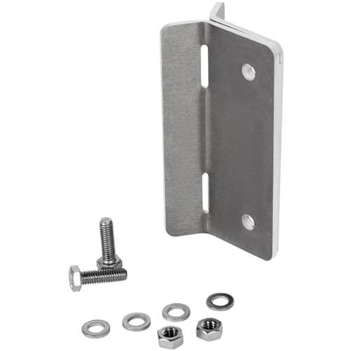 Bandhalterung für Wanderwegweiser aus Metall mit Schrauben, Muttern und Unterlegscheiben