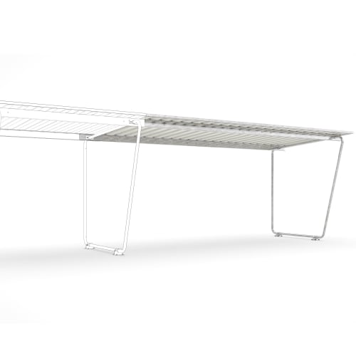 Anbauteil für Überdachung Modell Siegen S 19 einseitig aus Metall im Baukastensystem