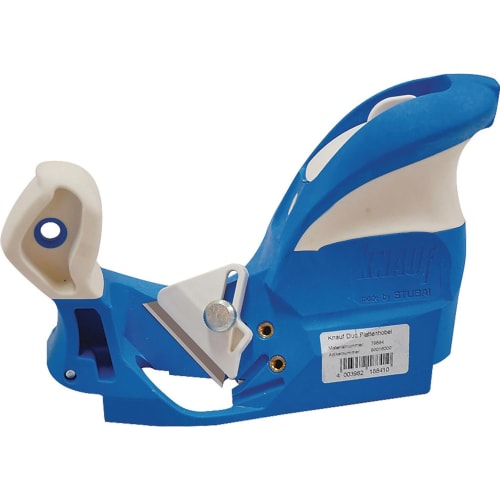 Knauf Duo-Plattenhobel von Stubai in blau und weiß mit verstellbarer Klinge