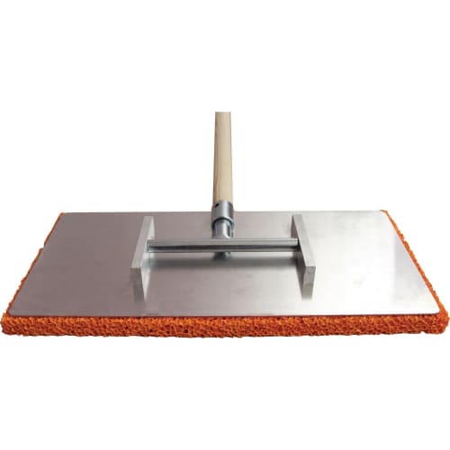 Egalisette B&S Basic Pro mit Holzstiel und orangefarbener Schwammunterseite