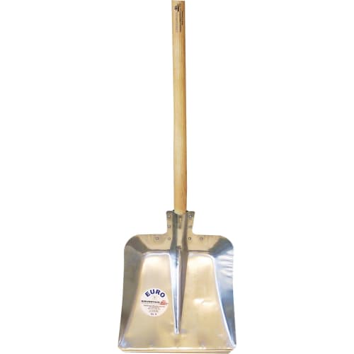 Hallenser Randschaufel Krumpholz mit Holzstiel und Metallblatt