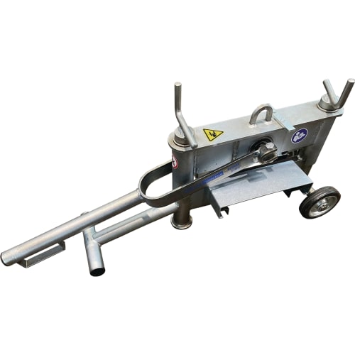 Probst Platten- und Verbundsteinschneider STS-33 aus Metall mit Hebel und Rädern