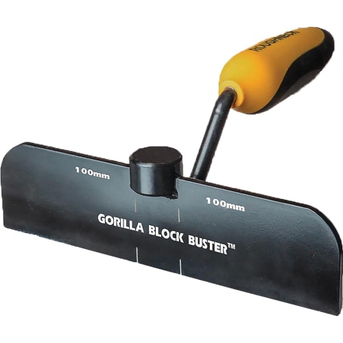 Peddinghaus Steinschneider Gorilla Block Buster mit gelbem Griff und schwarzer Klinge, 100mm