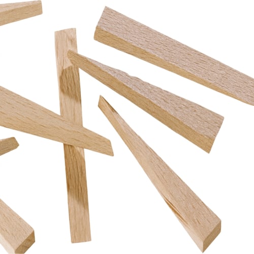 250 Stück Holzkeile Hufa aus Holz in verschiedenen Größen