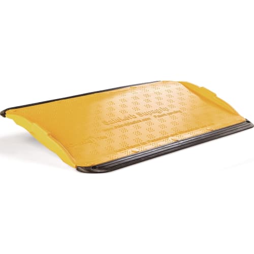 Oxford Bordsteinrampe SupaGrip gelbe rutschfeste Rampe mit schwarzer Kante