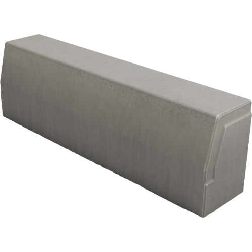 Bordstein flüssigkeitsdicht gerade aus Beton zum Einbetonieren
