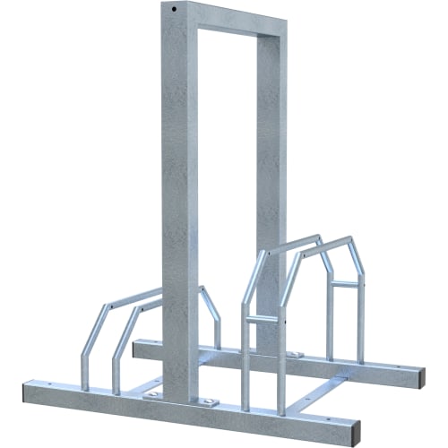 Metallischer Fahrradständer MODUL mit mehreren Halterungen für Fahrräder