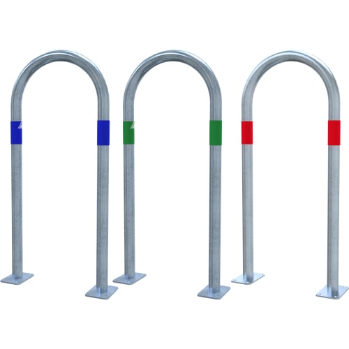 SCHAKE Schutzbügel ø 48 mm aus verzinktem Stahl in verschiedenen Farben für E-Ladesäulen