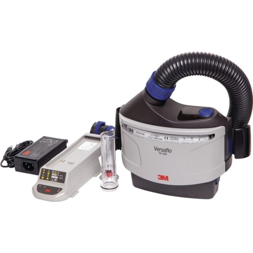 3M Gebläseatemschutzsystem Versaflo TR-315E Starter Paket mit Atemschutzgerät, Ladegerät und Zubehör