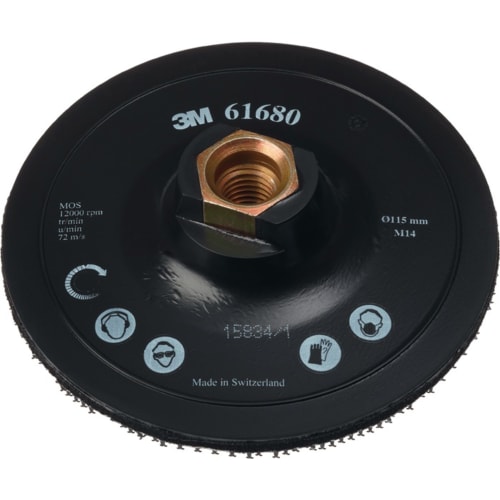 3M Stützteller DH-AC mit M14 Gewinde und 115 mm Durchmesser, Made in Switzerland