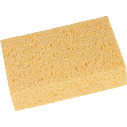 Fliesenlegerschwamm HAROMAC® saugstark gelb rechteckig mit poröser Oberfläche
