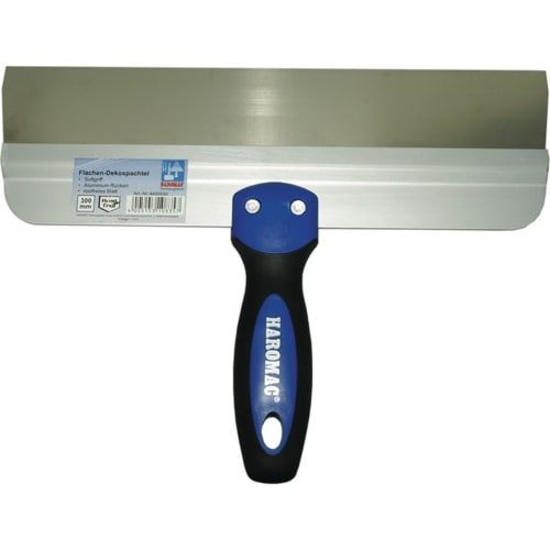 Flächendekorspachtel HAROMAC mit Kunststoffgriff und rostfreiem Blatt 300 mm