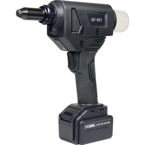 Akku-Blindnietsetzgerät GOEBEL GO-BR1 mit Li-Ion 18V 2.0Ah Akku