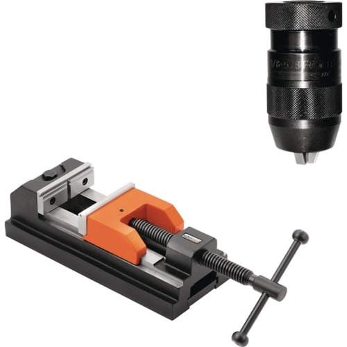 Bohrpaket für TB 10 Plus FLOTT mit Schraubstock und Bohrfutter