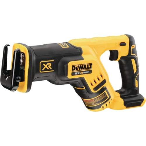 Akku-Säbelsäge DeWALT XR 18V Li-Ion in Gelb und Schwarz