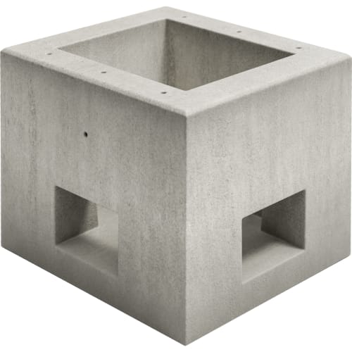 Fundament aus Beton passend für Ladesäule ABB Terra Terra XX5 und Terra 365