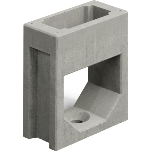 Fundament aus Beton passend für Ladesäule des Herstellers Kinetos® PG-Line