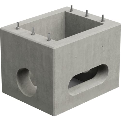 Fundament aus Beton passend für Ladesäule des Herstellers Ekoenergetyka Axon Easy