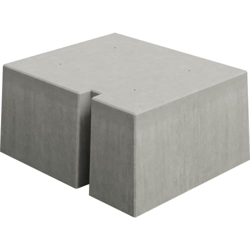 Fundament aus Beton passend für Ladesäule Elli Flexpole V2